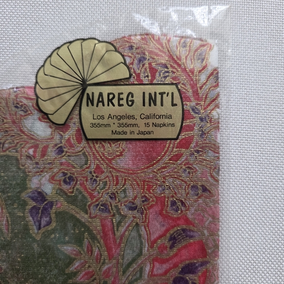 Fan Shaped Paper Napkins - Set Of 3 Pkgs - Picture 4 of 5